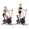 Elliptical Cross Trainer Exercise Bike Bicycle Home Gym Fitness Machine Running Walking – 4 in 1