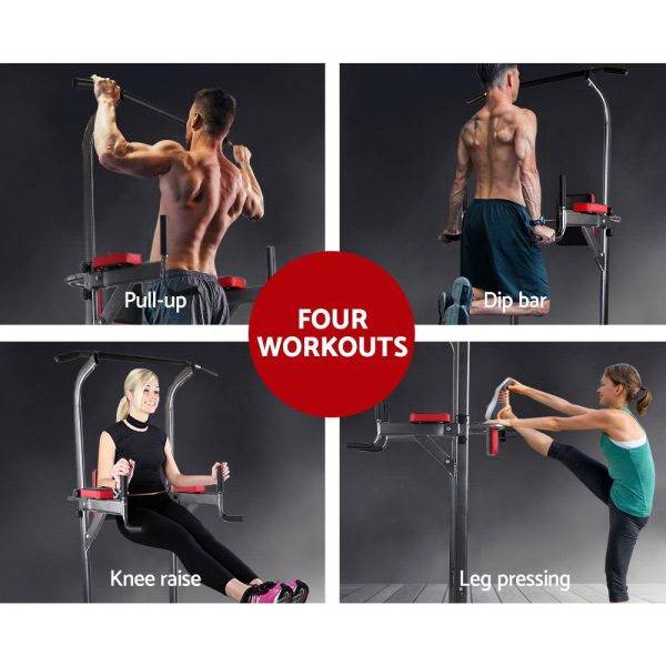 Power Tower Weight Bench Multi-Function Station – 4-IN-1