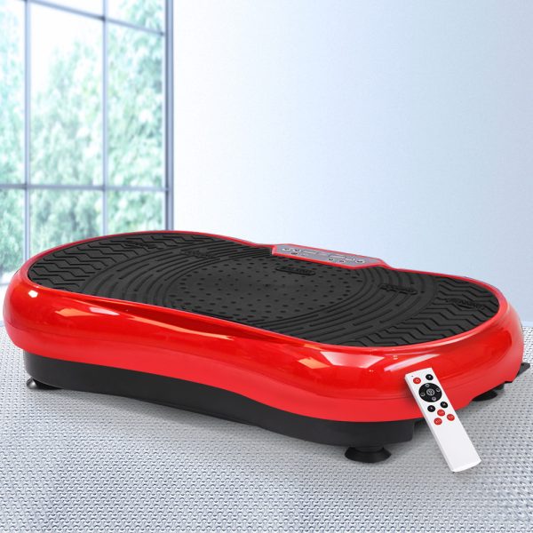 Vibration Machine Plate Platform Body Shaper Home Gym Fitness – Red