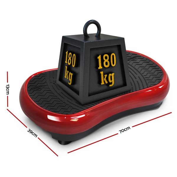Vibration Machine Plate Platform Body Shaper Home Gym Fitness – Maroon