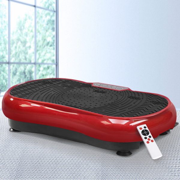Vibration Machine Plate Platform Body Shaper Home Gym Fitness – Maroon