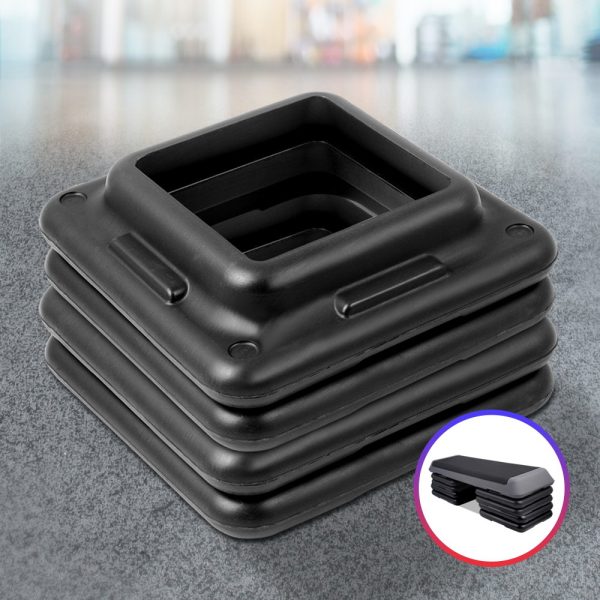 Aerobic Step Risers Exercise Stepper Block Fitness Gym Workout Bench – 4