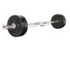 Barbell Weight Set Plates Bar Bench Press Fitness Exercise Home Gym 168cm – 28 kg