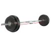 Barbell Weight Set Plates Bar Bench Press Fitness Exercise Home Gym 168cm – 38 kg