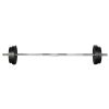 Barbell Weight Set Plates Bar Bench Press Fitness Exercise Home Gym 168cm – 38 kg