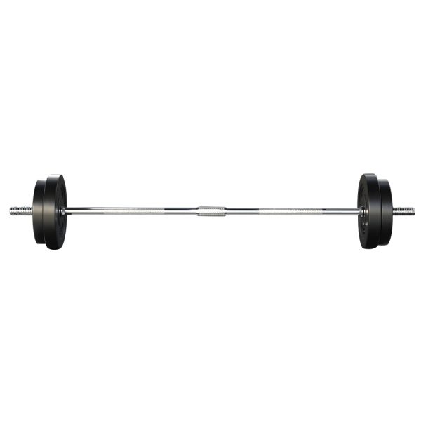 Barbell Weight Set Plates Bar Bench Press Fitness Exercise Home Gym 168cm – 38 kg
