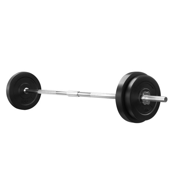 Barbell Weight Set Plates Bar Bench Press Fitness Exercise Home Gym 168cm – 38 kg