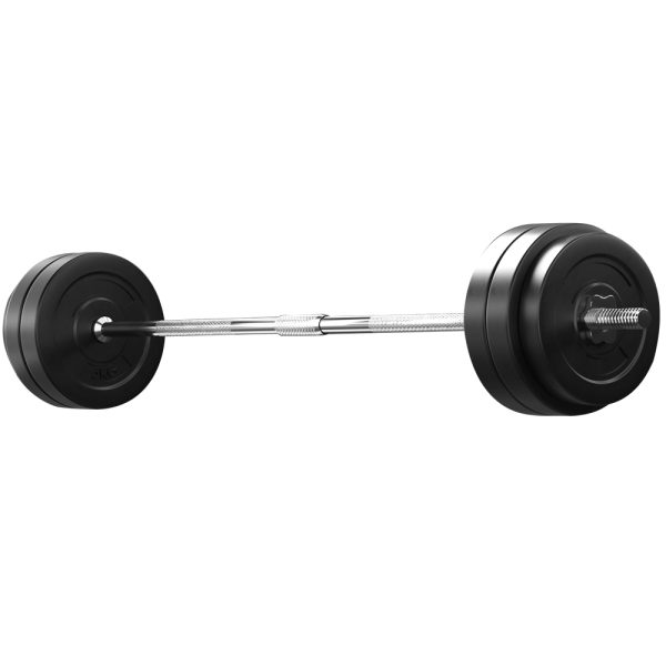 Barbell Weight Set Plates Bar Bench Press Fitness Exercise Home Gym 168cm – 58 kg