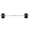 Barbell Weight Set Plates Bar Bench Press Fitness Exercise Home Gym 168cm – 68 kg