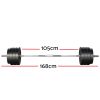 Barbell Weight Set Plates Bar Bench Press Fitness Exercise Home Gym 168cm – 78 kg