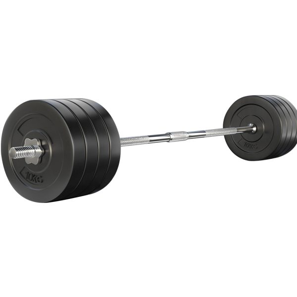 Barbell Weight Set Plates Bar Bench Press Fitness Exercise Home Gym 168cm – 88 kg