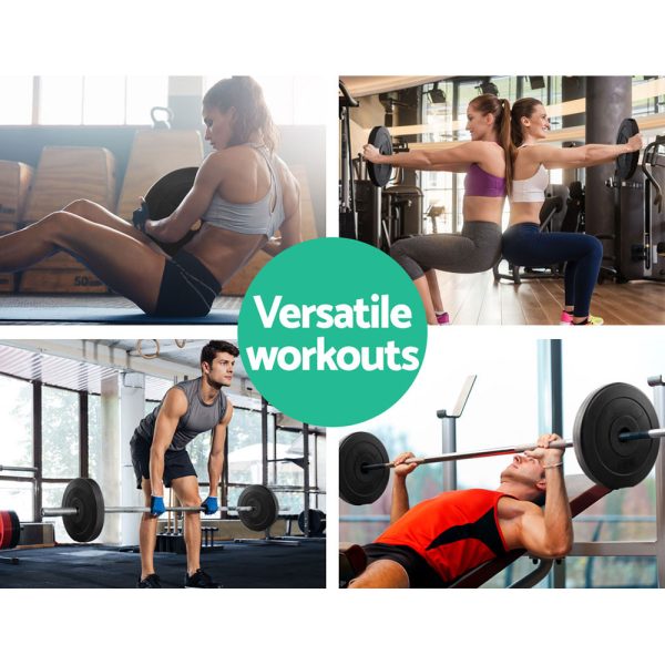 Barbell Weight Plates Standard Home Gym Press Fitness Exercise 2pcs – 20 KG