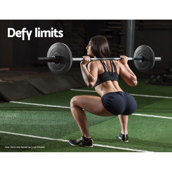 Barbell Weight Plates Standard Home Gym Press Fitness Exercise 2pcs – 20 KG