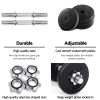 Dumbbells Dumbbell Set Weight Plates Home Gym Fitness Exercise – 10 KG