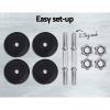 Dumbbells Dumbbell Set Weight Plates Home Gym Fitness Exercise – 10 KG