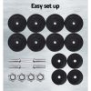 Dumbbells Dumbbell Set Weight Plates Home Gym Fitness Exercise – 30 KG