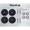 Dumbbells Dumbbell Set Weight Plates Home Gym Fitness Exercise – 15 KG