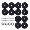 Dumbbells Dumbbell Set Weight Plates Home Gym Fitness Exercise – 35 KG