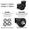 Dumbbells Dumbbell Set Weight Plates Home Gym Fitness Exercise – 35 KG