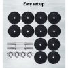 Dumbbells Dumbbell Set Weight Plates Home Gym Fitness Exercise – 35 KG