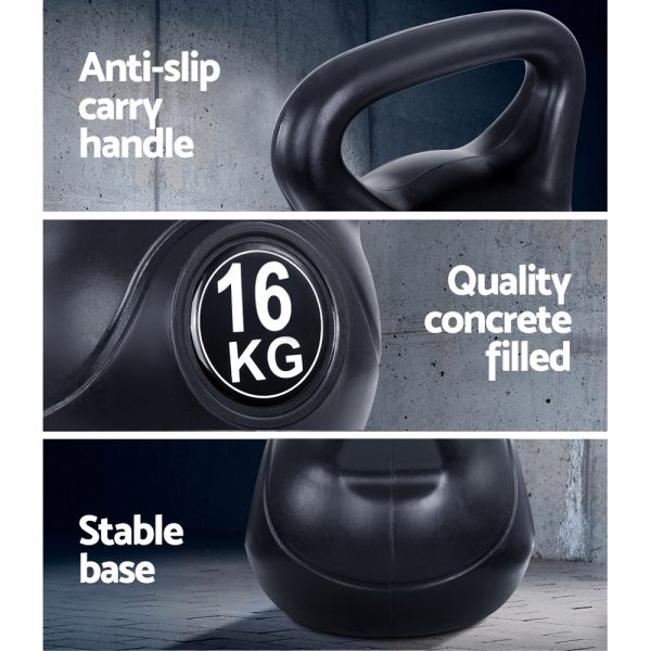 Kettlebell Kettlebells Kettle Bell Bells Kit Weight Fitness Exercise – 16 kg