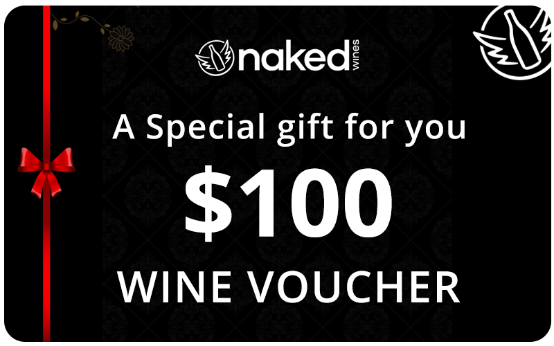 NakedWines $100 Gift Voucher