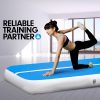 Air Track Inflatable Tumbling Gymnastics Mat – 6 x 1 M, Blue and White