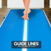 Air Track Inflatable Tumbling Gymnastics Mat – 6 x 1 M, Blue and White