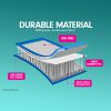 Air Track Inflatable Tumbling Gymnastics Mat – 6 x 1 M, Blue and White