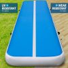 Air Track Inflatable Tumbling Gymnastics Mat – 6 x 1 M, Blue and White