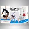 Air Track Inflatable Tumbling Gymnastics Mat – 6 x 1 M, Blue and White