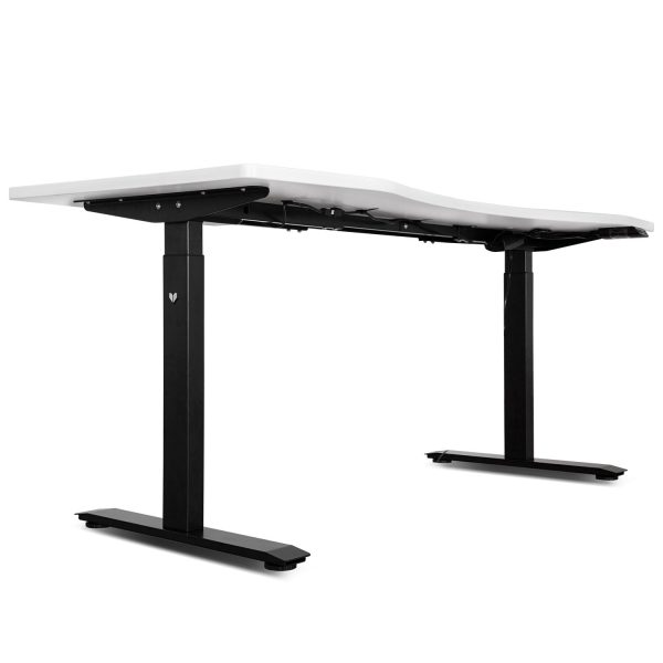Lifespan Fitness Walkingpad M2 Treadmill with Dual Motor Automatic Standing Desk – 150 cm, Black and White