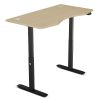 Lifespan Fitness Walkingpad M2 Treadmill with Dual Motor Automatic Standing Desk – 150 cm, Black and Oak