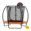 Trampoline Round Trampolines Mat Springs Net Safety Pads Cover Basketball 8FT