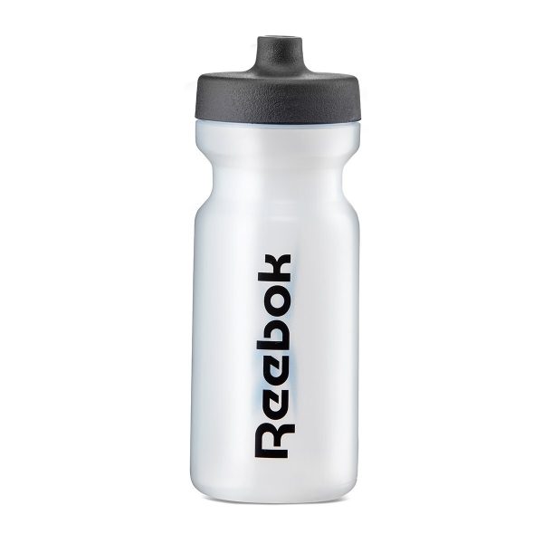 Reebok Water Bottle (500ml, Clear), Pack of 6