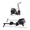 4 Level Rowing Exercise Machine – Silver and Black