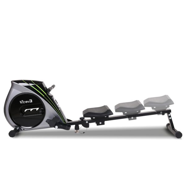 4 Level Rowing Exercise Machine – Silver and Black