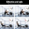 4 Level Rowing Exercise Machine – Silver and Black