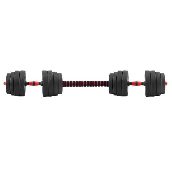 Dumbbells Barbell Weight Set Adjustable Rubber Home GYM Exercise Fitness – 40 KG