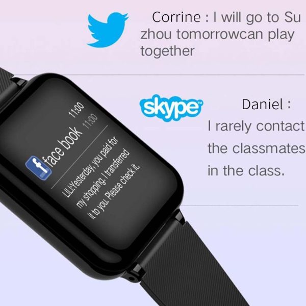 Waterproof Fitness Smart Wrist Watch Heart Rate Monitor Tracker