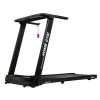 Electric Treadmill Home Gym Exercise Running Machine Fitness Equipment Compact Fully Foldable 420mm Belt – Black