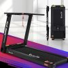 Electric Treadmill Home Gym Exercise Running Machine Fitness Equipment Compact Fully Foldable 420mm Belt – Black