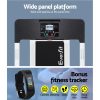 Electric Treadmill Home Gym Exercise Running Machine Fitness Equipment Compact Fully Foldable 420mm Belt – White