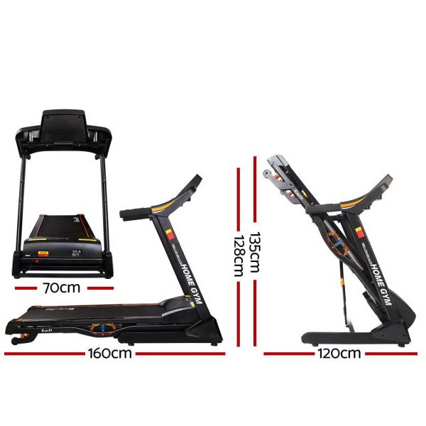 Treadmill Electric Auto Incline Home Gym Fitness Exercise Machine 480mm