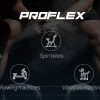 PROFLEX Air Bike Fan Resistance Exercise Fitness Home Gym Bicycle Pulse – Black and Red