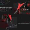 PROFLEX Air Bike Fan Resistance Exercise Fitness Home Gym Bicycle Pulse – Black and Red