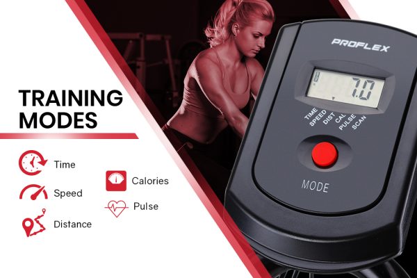 PROFLEX Spin Bike Flywheel Commercial Gym Exercise Home Fitness – Red