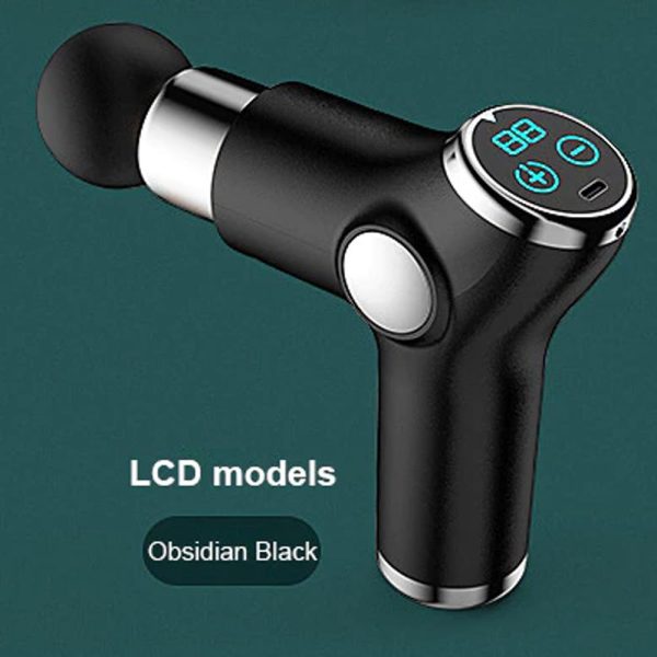 Mini Massage Gun LCD Display Percussion Massager Muscle Relaxing Therapy Deep Tissue AU – Red