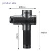 POWERFUL 6 Heads LCD Massage Gun Percussion Vibration Muscle Therapy Deep Tissue – Red