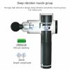 POWERFUL 6 Heads LCD Massage Gun Percussion Vibration Muscle Therapy Deep Tissue – Red